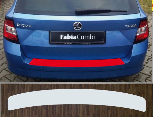 Clear Protective Foil Bumper Transparent Renault Skoda Fabia 3 Station Wagon built from 2015